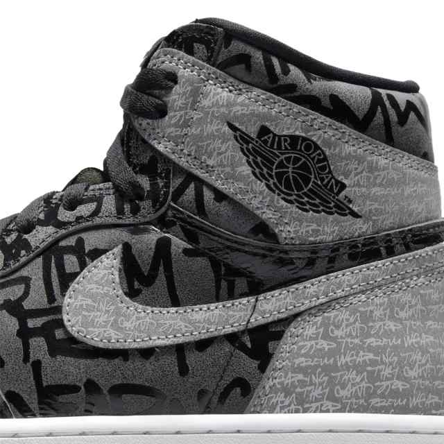 NIKE AIR JORDAN 1 RETRO HIGH OG BLACK/WHITE/PARTICLE GREY ...