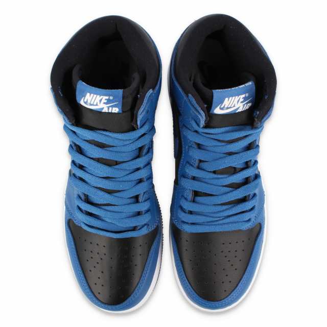 NIKE AIR JORDAN 1 RETRO HIGH OG GS DARK MARINA BLUE/BLACK/WHITEの ...