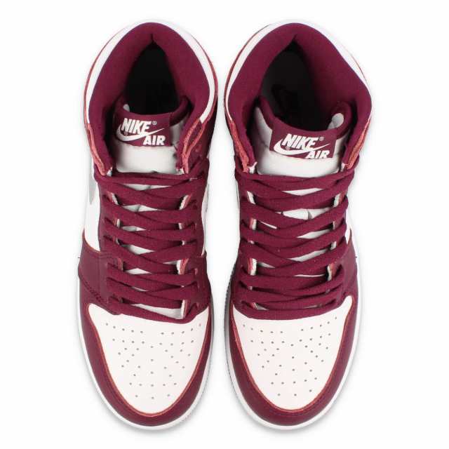 NIKE AIR JORDAN 1 RETRO HIGH OG GS BORDEAUX/METALLIC SILVER NIKE AIR JORDAN 1 RETRO HIGH OG GS BORDEAUX/METALLIC SILVER