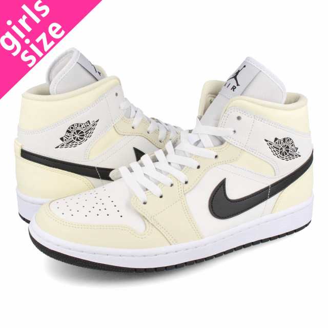 NIKE WMNS AIR JORDAN 1 MID COCONUT MILK/BLACK