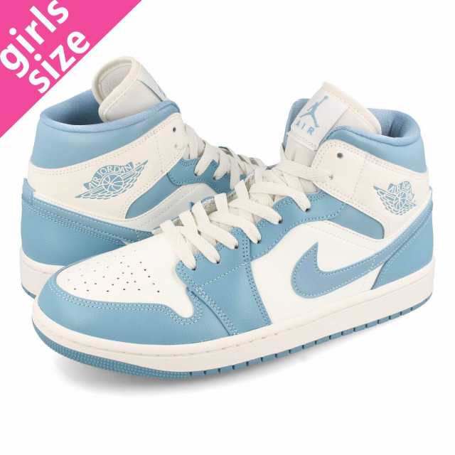 NIKE WMNS AIR JORDAN 1 MID SAIL/SAIL/WORN BLUE