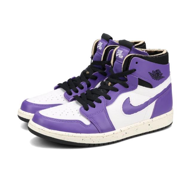 Nike Air Jordan 1 ホワイト/パープル ハイカットスニーカー Jordan 1 Retro High OG PS 'Court Purple' - Air Jordan