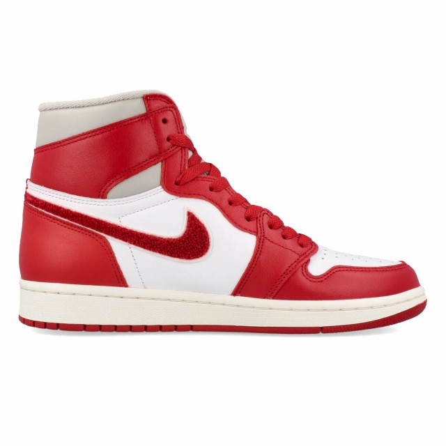 NIKE WMNS AIR JORDAN 1 RETRO HIGH OG LIGHT IRON ORE/VARSITY RED ...