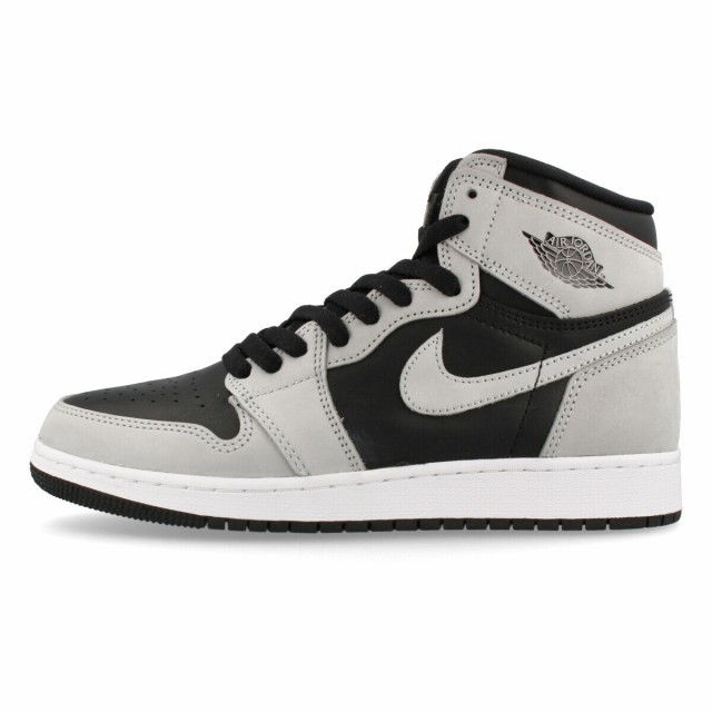 NIKE AIR JORDAN 1 RETRO HIGH OG GS BLACK/LIGHT SMOKE GREY/WHITE ...