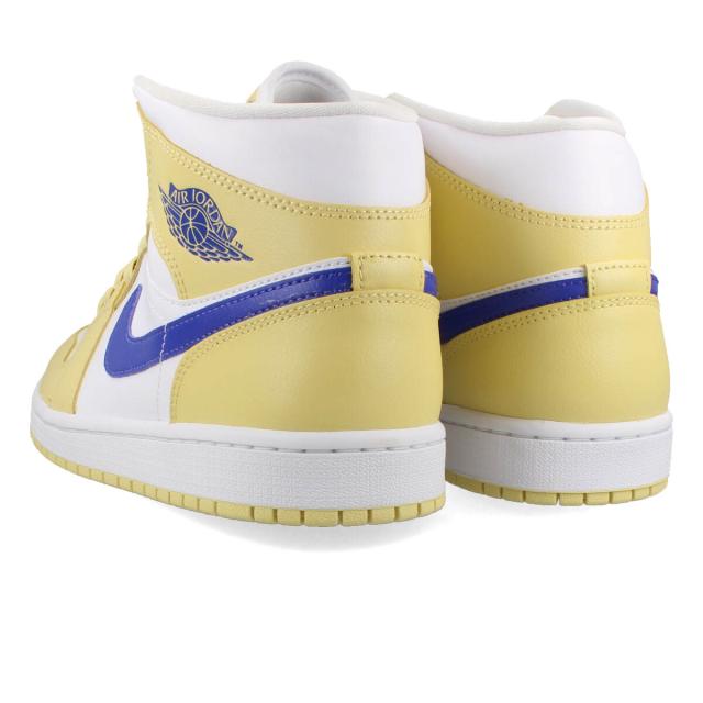 NIKE WMNS AIR JORDAN 1 MID LEMON WASH/WHITE/LAPISの通販はau