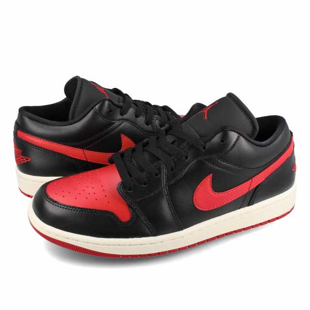 NIKE WMNS AIR JORDAN 1 LOW ナイキ ウィメンズ エア ジョーダン 1 ロー メンズ ローカット BLACK/GYM RED/SAIL ブラック レッド ホワイ