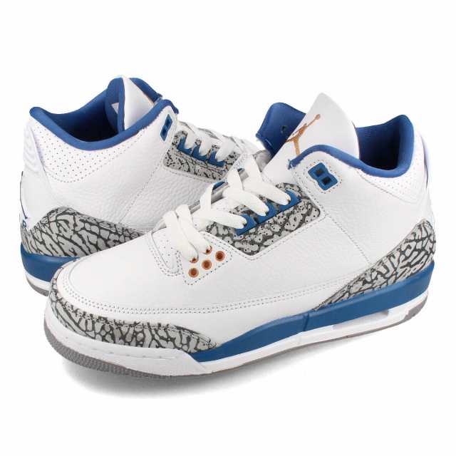 NIKE AIR JORDAN 3 RETRO GS ナイキ エアージョーダン 3 レトロ GS レディース WHITE/METALLIC COPPER/TRUE BLUE ホワイト dm0967-148