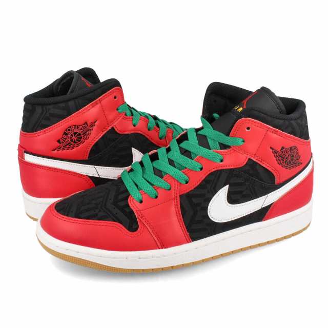 NIKE AIR JORDAN 1 / BLACK/FIRE RED-WHITE