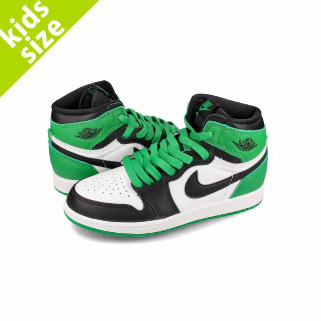 NIKE AIR JORDAN 1 RETRO HIGH OG PS ナイキ エア ジョーダン 1 レトロ ハイ OG PS キッズ 子ども  BLACK/LUCKY GREEN/WHITE ブラック fd1｜au PAY マーケット