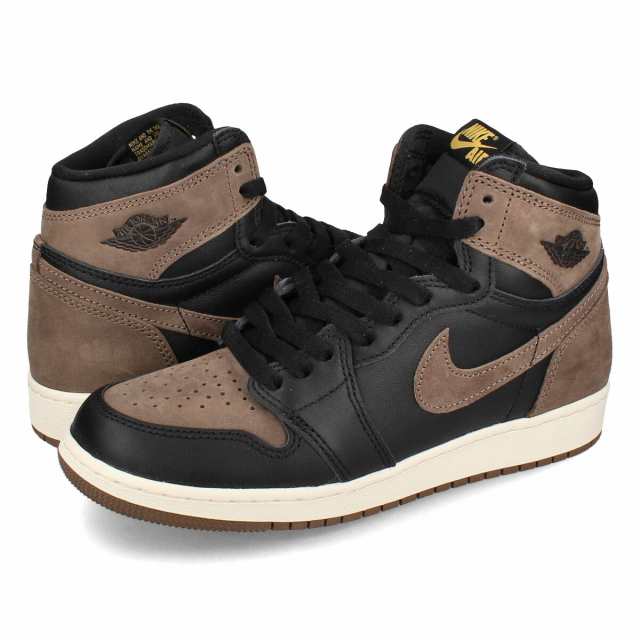 NIKE AIR JORDAN 1 RETRO HIGH OG GS 【PALOMINO】 ナイキ エア ジョーダン 1 レトロ ハイ OG レディース BLACK/METALLIC GOLD/PALOMINO