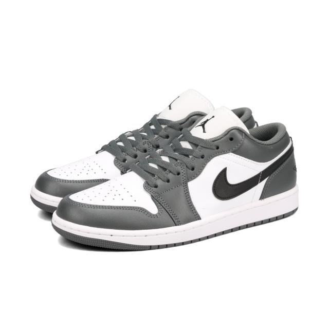 NIKE AIR JORDAN 1 LOW ナイキ エア ジョーダン 1 ロー メンズ WHITE/BLACK/IRON GREY ホワイト 553558-152の通販は