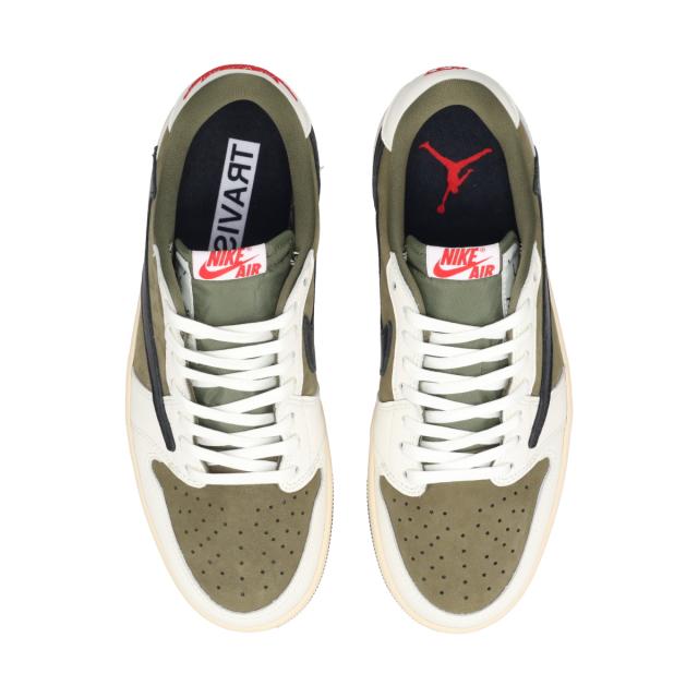 今だけ‼️Travis Scott × Nike Jordan1 リバースオリーブ 【公式通販】