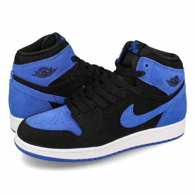 NIKE AIR JORDAN 1 HIGH OG GS 【ROYAL REIMAGINED】 ナイキ エア ジョーダン 1 レトロ ハイ OG GS レディース BLACK/ROYAL BLUE/WHITE