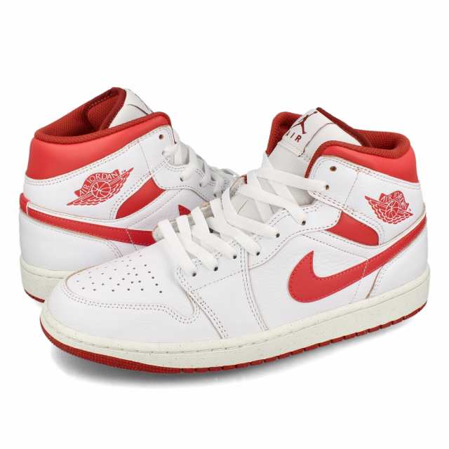 NIKE AIR JORDAN 1 MID SE ナイキ エア ジョーダン 1 ミッド SE メンズ レディース WHITE/LOBSTER/DUNE RED/SAIL ホワイト FJ3458-160