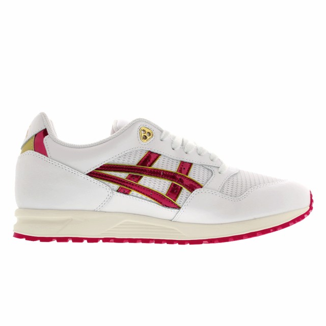 asics gel saga white red