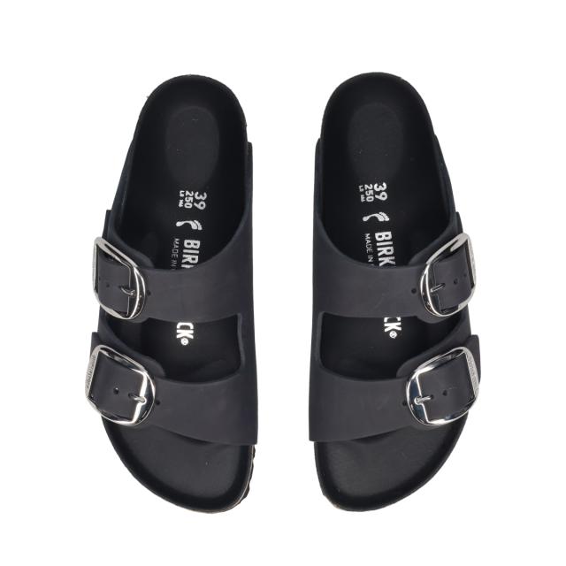 ビルケンシュトック　アリゾナ　ビッグバックル　39（25センチ） 美品】ビルケンシュトック アリゾナ Big Buckle 黒 39 ナロー