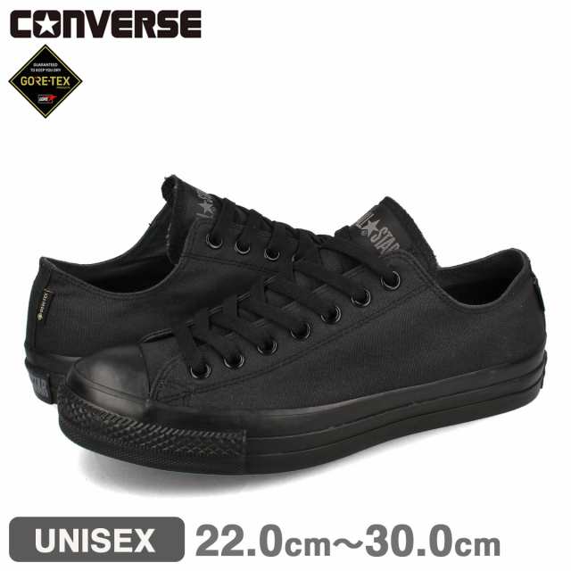 CONVERSE ALL STAR (R) GORE-TEX OX コンバース オールスター (R) ゴアテックス OX メンズ レディース BLACKMONOCHROME ブラック 3131086