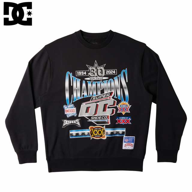 DC SHOES OLD CHAMPS CREW ディーシー シューズ オールド チャンプ クルー メンズ レディース BLACK ブラック DPO244011-KVJ0