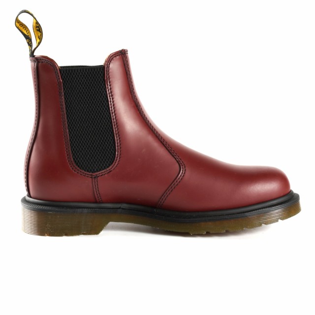 cherry dr marten chelsea boots