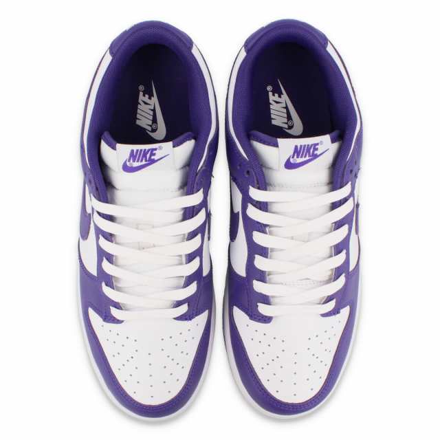 NIKE DUNK LOW RETRO ナイキ ダンク ロー レトロ COURT PURPLE/WHITE ...