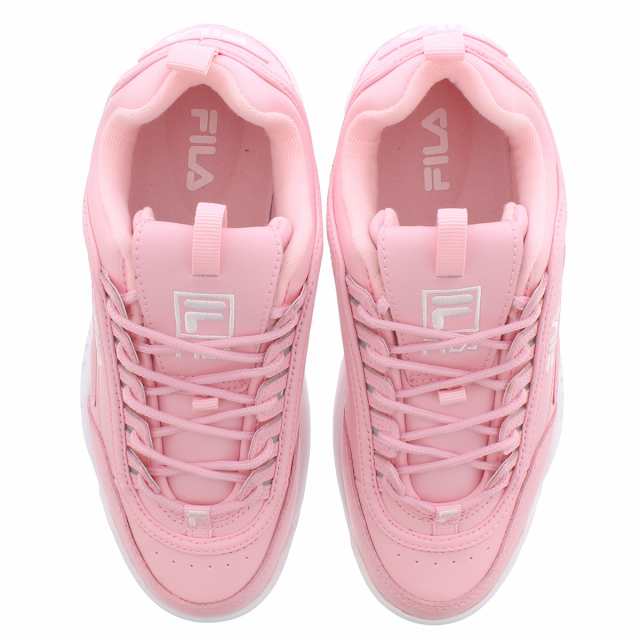 fila disruptor ii pink and white