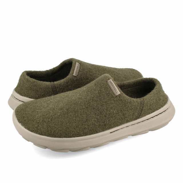 MERRELL HUT MOC 2 WOOL SLIDE M メレル ハット モック 2 ウール スライド メンズ サンダル OLIVE オリーブ  J004359｜au PAY マーケット