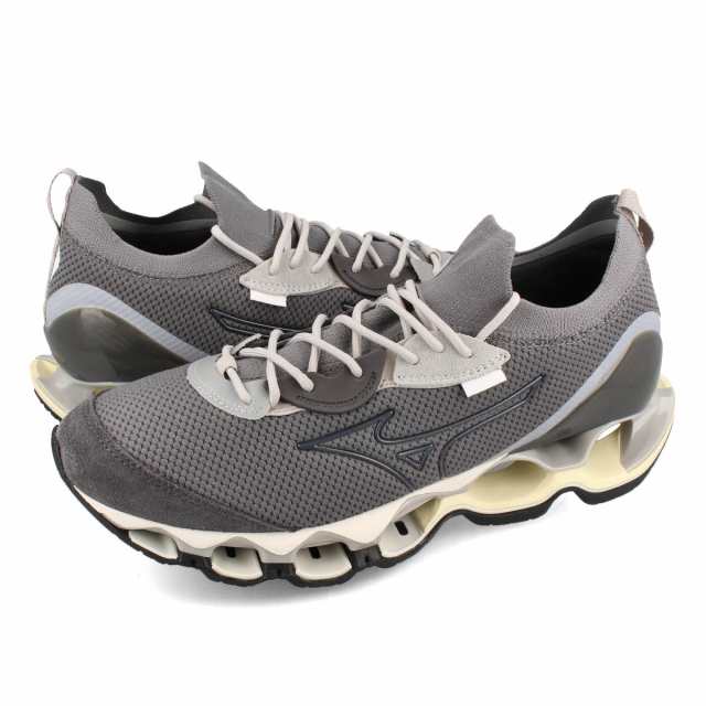 MIZUNO WAVE PROPHECY B ミズノ ウエーブ プロフェシー ベータ メンズ ローカット GREY/OFF WHITE グレー  オフホワイト D1GA227602｜au PAY マーケット