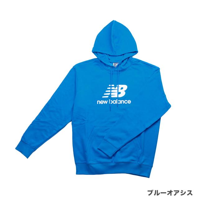 NEW BALANCE SE STACKED LOGO SWEAT HOODIE ニューバランス スポーツ エッセンシャル スタックトロゴ スウェット フーディー メンズ レディース MT41501 NEW BALANCE SPORT ESSENTIALS STACKED LOGO SWEAT HOODIE