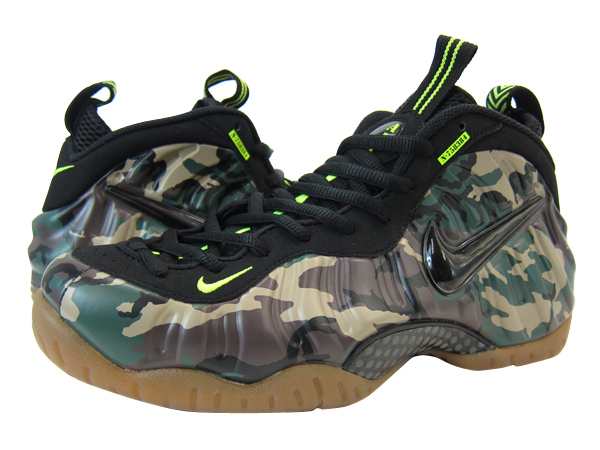 AIR Foamposite Pro Electric Green 624041300Size 9 ...