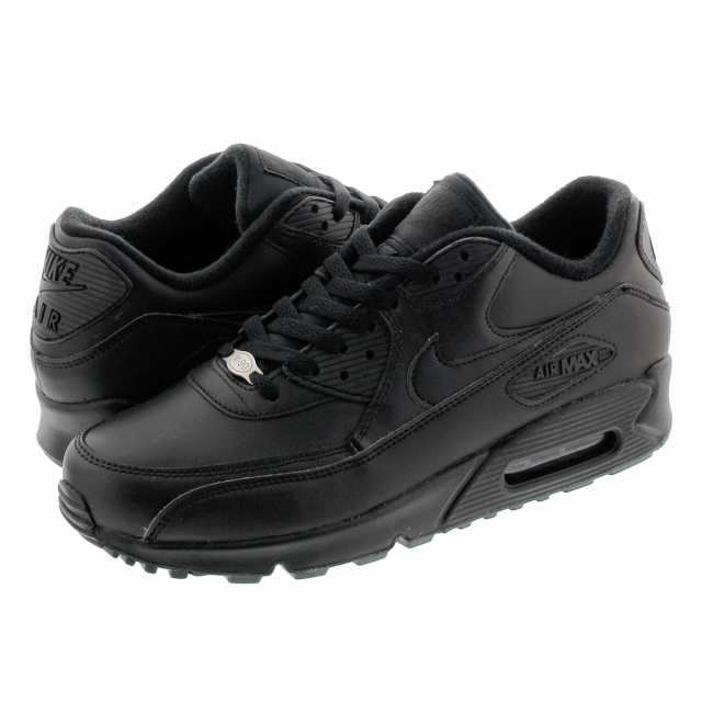 nike air max 90 leather black and white