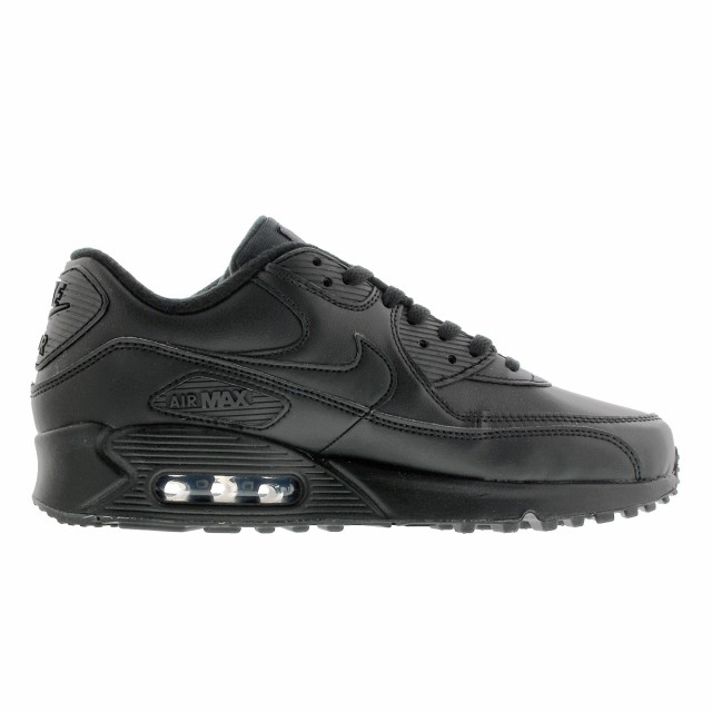 nike air max 90 all leather black