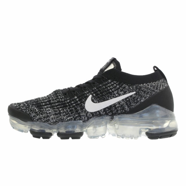 vapormax flyknit 3 black white metallic silver