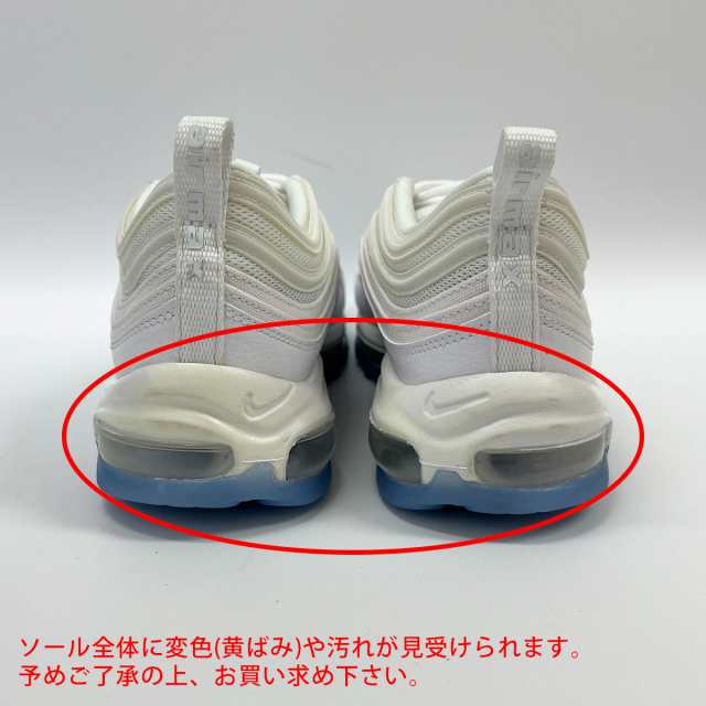 【アウトレット】NIKE AIR MAX 97 QS メンズ スニーカー ローカット ナイキ エア マックス 97 QS WHITE/ICE BLUE  ホワイト ブルー CT4526｜au PAY マーケット