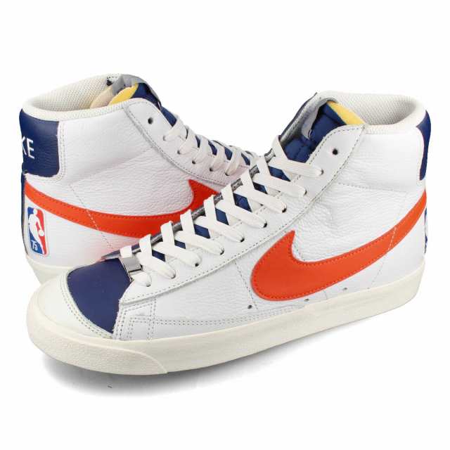 NIKE BLAZER MID ’77 EMB ナイキ ブレーザー ミッド 77 EMB メンズ WHITE/ORANGE/BLUE/VOID/SAIL ホワイト dd8025-100