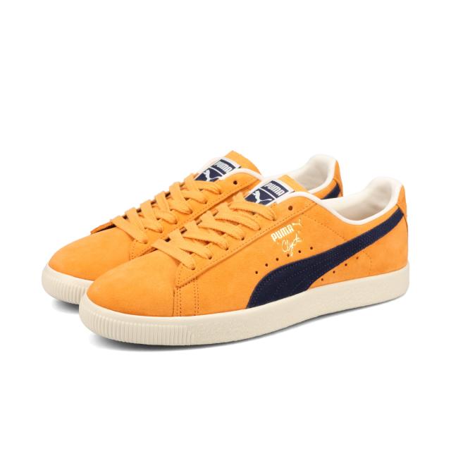 PUMA CLYDE OG プーマ クライド OG メンズ スニーカー ローカット CLEMENTINE/NAVY イエロー 391962-08の通販は 9,240円