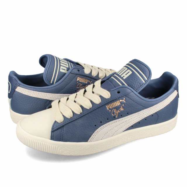 PUMA CLYDE Q3 RHUIGI プーマ クライド Q3 ルイージ メンズ PRISTINE/PRISTINE/INKY BLUE ブルー 393305-02