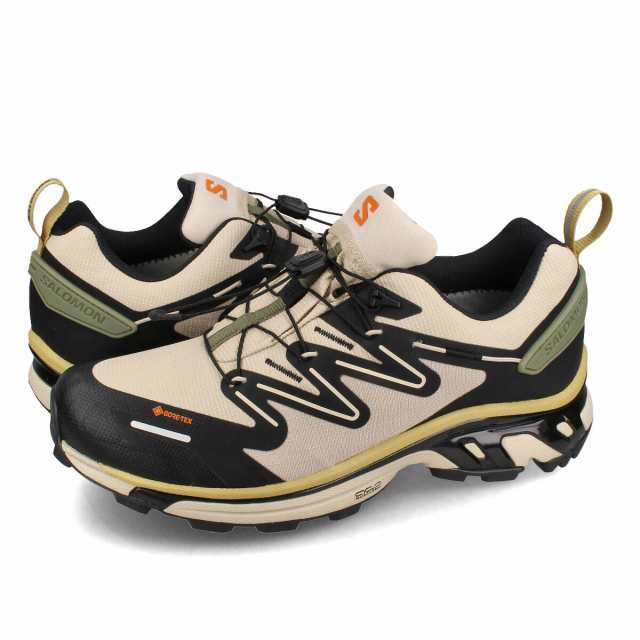 SALOMON XT-RUSH 2 GORE-TEX サロモン エックスティー ラッシュ 2 ゴアテックス メンズ CEMENT/BLACK/DEEP LICHEN GREEN ブラック L47285