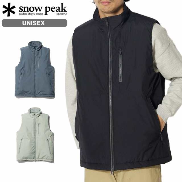 SNOW PEAK GORE WINDSTOPPER WARM VEST スノーピーク ゴア ウィンドストッパー ウォーム ベスト メンズ レディース アウター ベスト jk-2