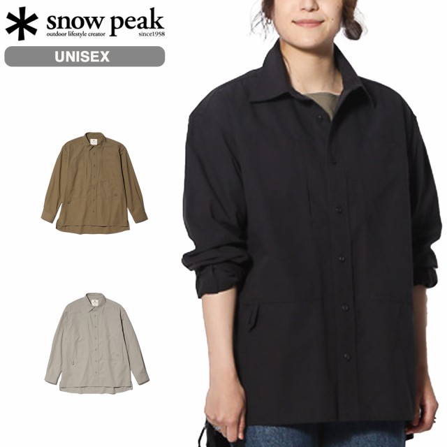 SNOW PEAK TAKIBI LIGHT RIPSTOP L/S SHIRT スノーピーク タキビ ライト リップストップ L/S シャツ メンズ レディース SH-24SU102の通販は 9,781円