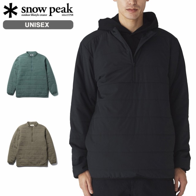 SNOW PEAK FLEXIBLE INSULATED HALF ZIP PULL スノーピーク フレキシブル インシュレイテッド ハーフジップ プル メンズ レディース SW-2