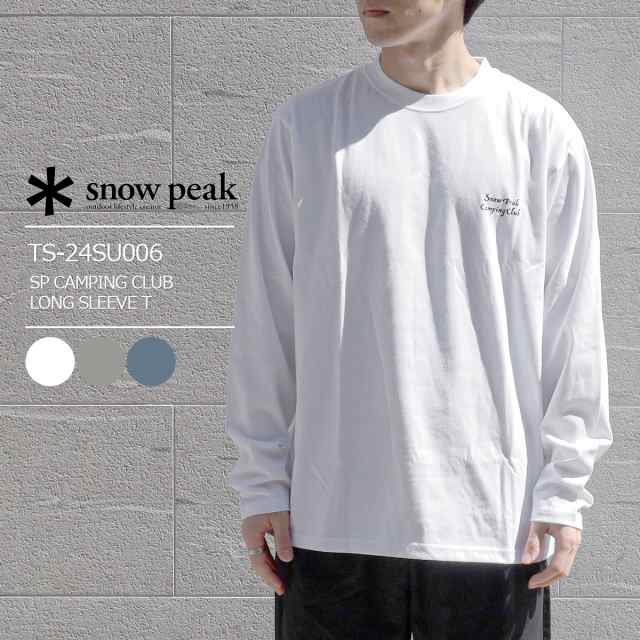 SNOW PEAK SP CAMPING CLUB LONG SLEEVE T スノーピーク SP キャンピング クラブ ロングスリーブ Tシャツ メンズ レディース TS-24SU006【追跡可能メール便・日時指定不可】の通販は