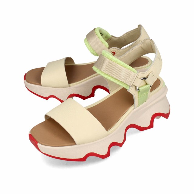 SOREL KINETIC IMPACT Y-STRAP HIGH SANDAL ソレル キネティックインパクトワイストラップハイサンダル レディース HONEY WHITE/LUMINOUS