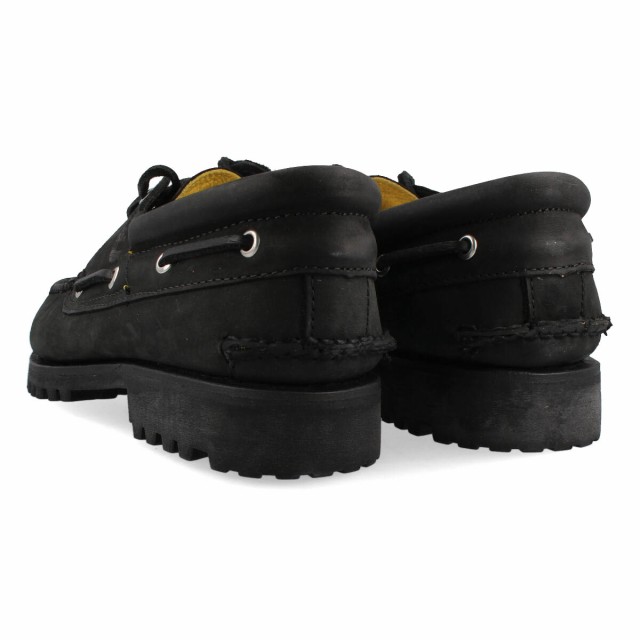 TIMBERLAND AUTHENTICS 3EYE CLASSIC LUG ティンバーランド オーセンティックス 3アイ ラグ メンズ モカシン  BLACK ブラック 黒 A5RWM｜au PAY マーケット