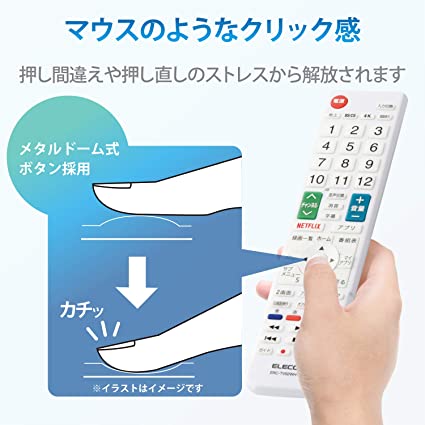 エレコム テレビリモコン Sharp シャープ アクオス用 設定不要ですぐに使えるかんたんリモコン ホワイト Erc Tv02wh Shの通販はau Pay マーケット Fleume
