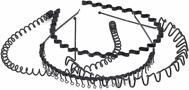 Bransfy メンズ カチューシャ ヘアバンド 髪飾り 痛くない コイル レディース 大人 黒 ヘアアクセサリー (Aグループ)の通販はau PAY  マーケット - Fleume