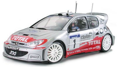 タミヤ 1/24 スポーツカーシリーズ プジョー206 WRC 2002(中古品)