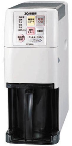 ZOJIRUSHI 家庭用マイコン無洗米精米機 5合 BT-AE05-HL クールグレー(中古品)の通販はau PAY マーケット -  GoodLifeStore | au PAY マーケット－通販サイト