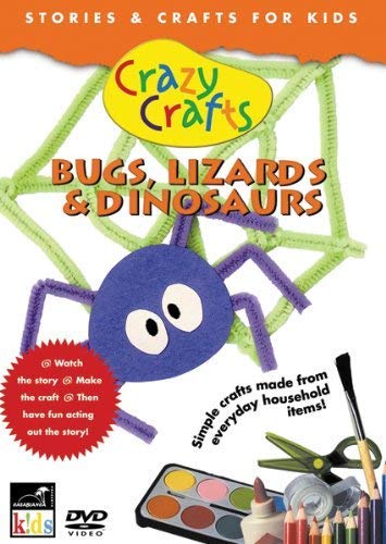 Crazy Crafts: Bugs Lizards & Dinosaurs [DVD] [Import](中古品)