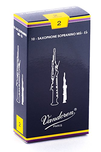 バンドーレン ソプラニーノサクソフォンリード トラディショナル硬さ:2 (10(中古品)