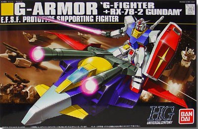 HGUC No.050 1/144 Gアーマー (Gファイター + RX-78-2 ガンダム) (機動戦士(中古品)